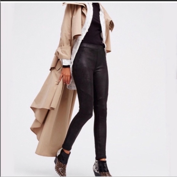 Free People Pants - Free People Faux Leather Pants NWOT